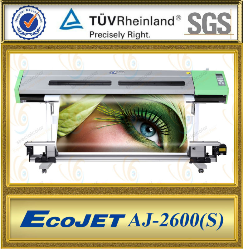 Double Head Digital Printer Eco Solvent Printer AJ-2600(S)