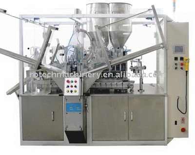 Double Heads Tube Filling and Sealing Machine