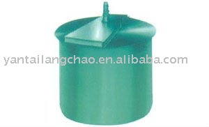 Double impeller leaching and agitating tank