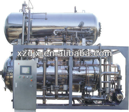 double layer water immersion autoclave for glass bottle