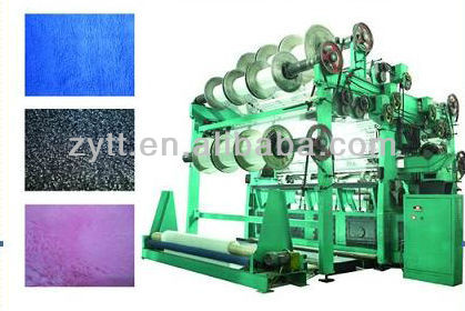 Double Needle Bed Fuzzy Pile Warp Knitting machine