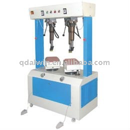 double shoe sole attaching machine