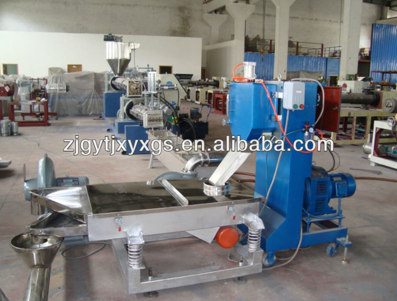 Double stage granulating line