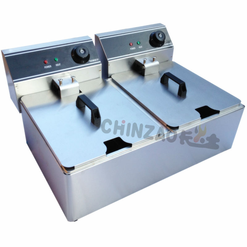 Double Tank Electric Fryer(DZL-20C)