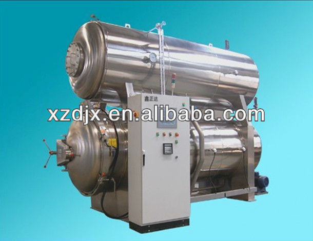 double tank full water static type high temperature and pressure retort sterilizer