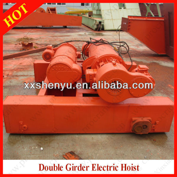 Double Track Electric Hoist for Double Girder Crane