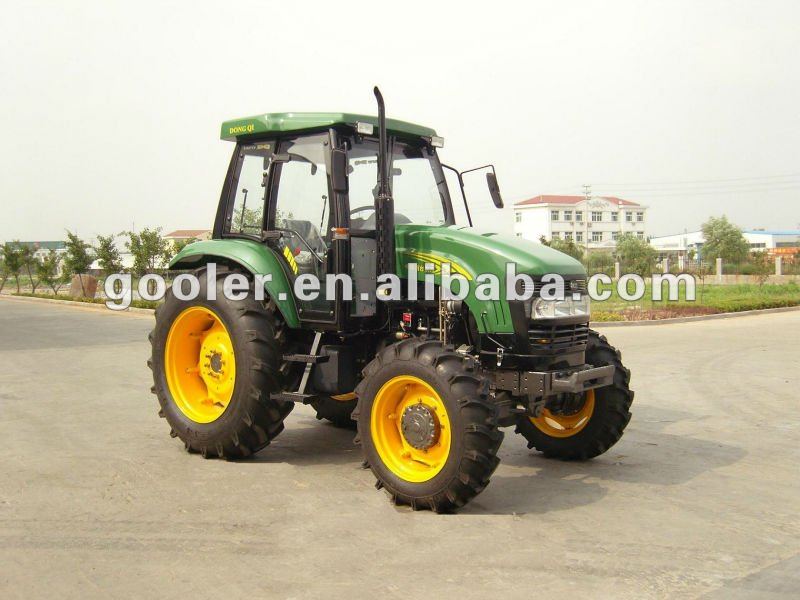 DQ804 wheeled tractor, 80HP, 4WD, Cabin with A/C, can fit with plough, harrow etc.