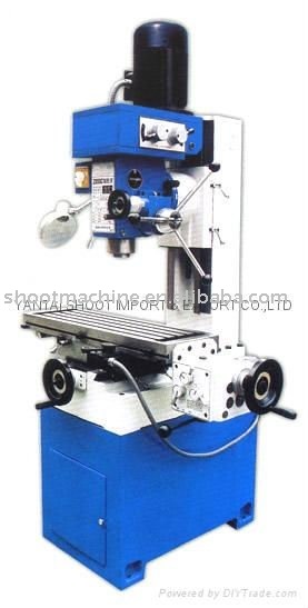 Drilling and Milling Machine SH02-ZX-50CF with Max.drilling dia.(mm) 50 and Max.horizontal milling dia.(mm) 100