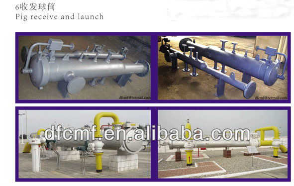 drilling rig support equipment pig launcher & receiver