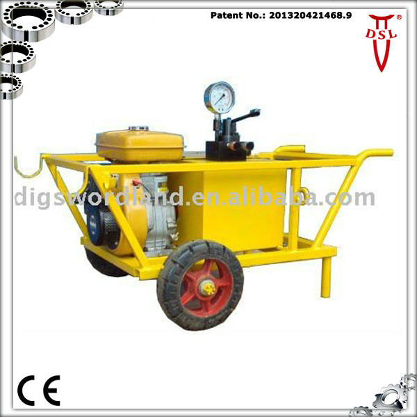 Driven by Diesel Gasoline Motor Pneumatic Hydraulic Rock Splitter