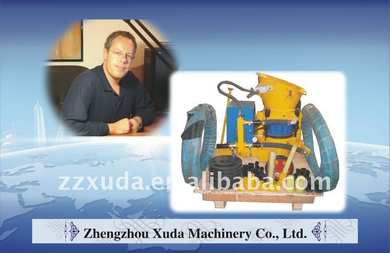 Dry-mix gunite machine