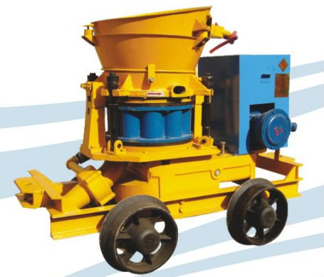 dry type concrete shot machine