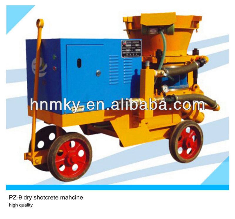 dry type shotcrete machine