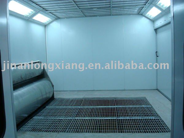 Dust free furniutre water curtain spray booth with drying room