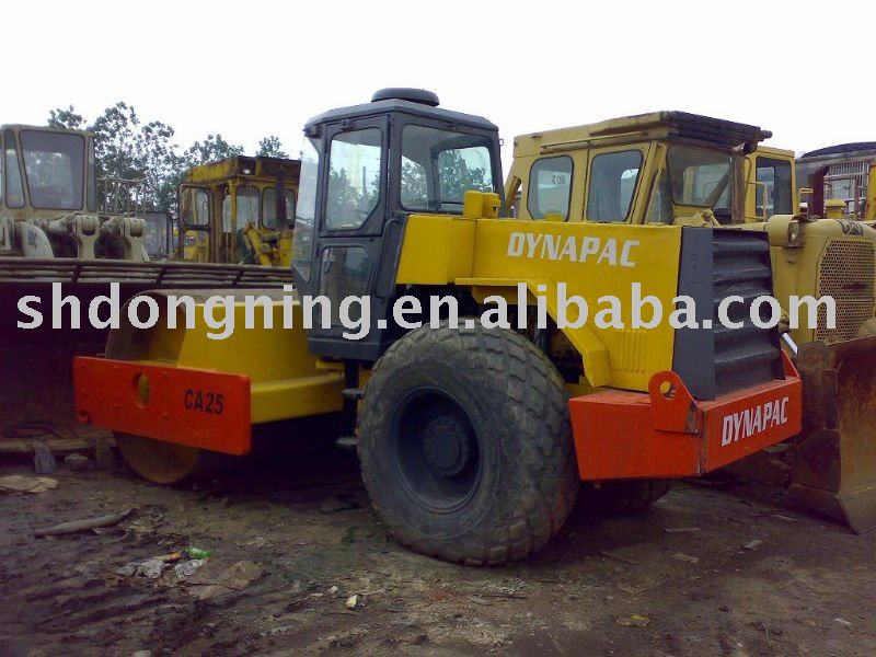 Dynapac CA25D used road roller 6T capacity