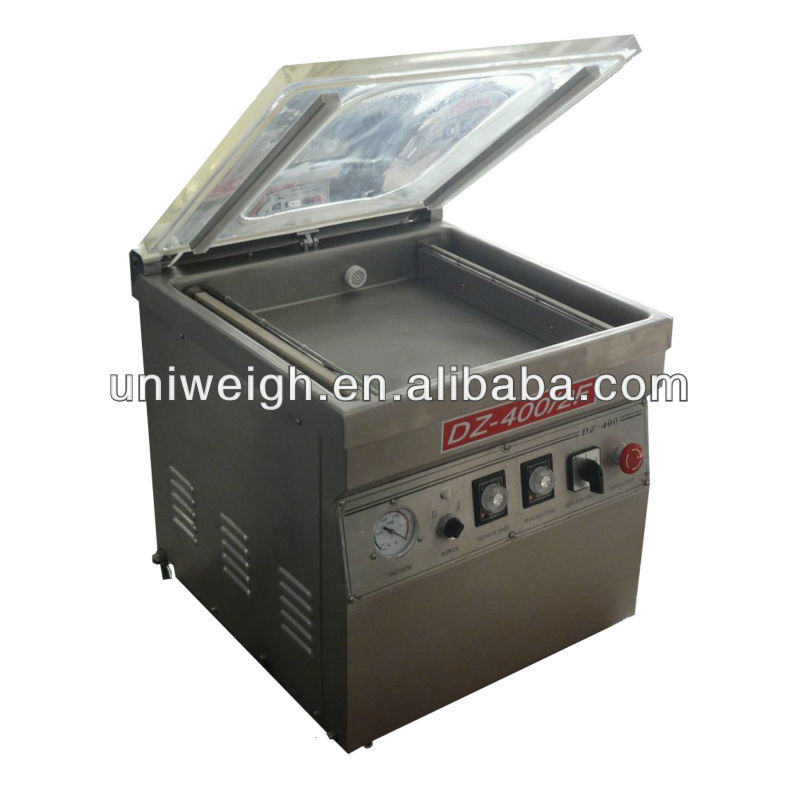 DZ400/2T single chamber stainless steel table top style vacuum packing machine