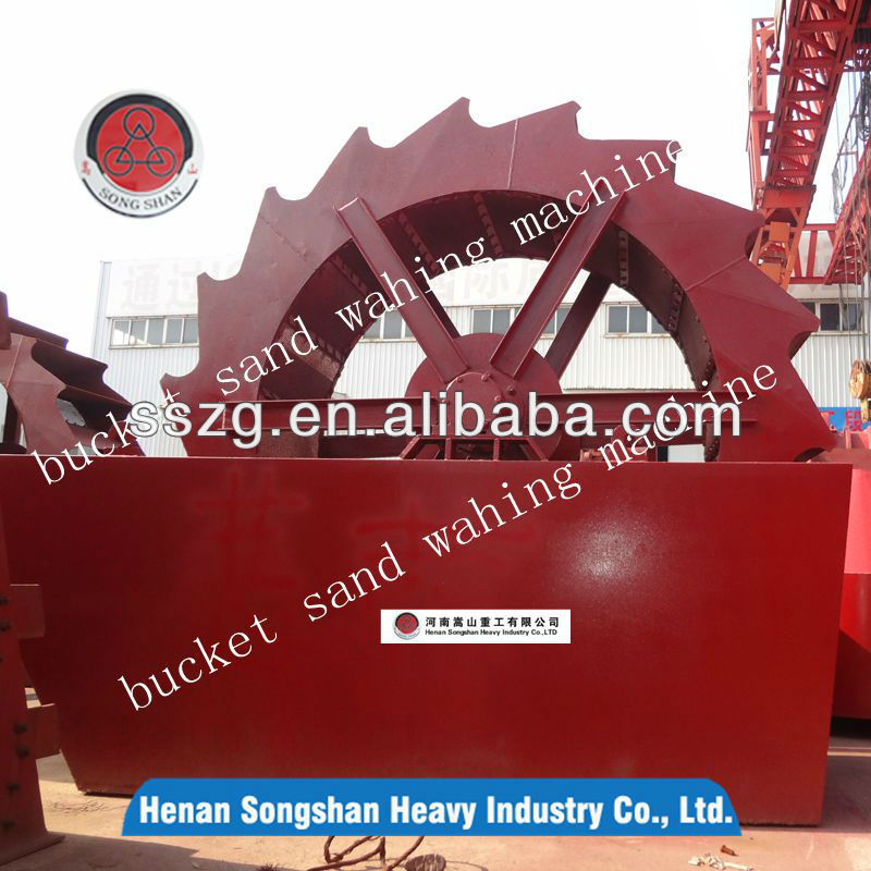 Economic bucket gravel and sand washing machine