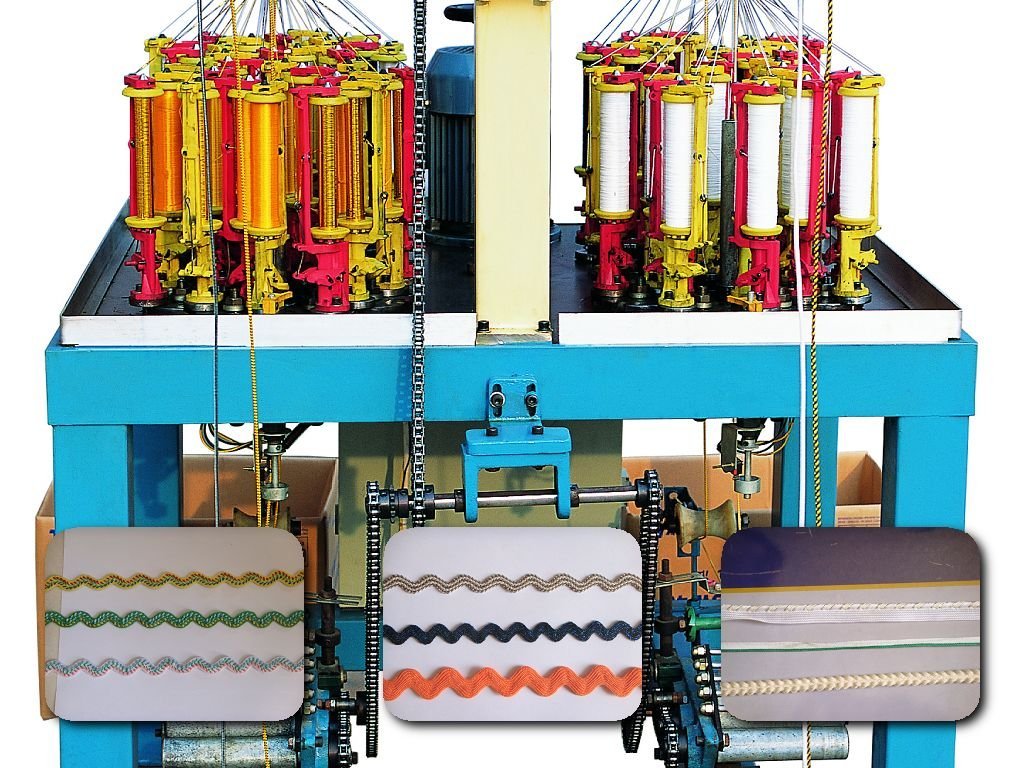 elastic lace braiding machine