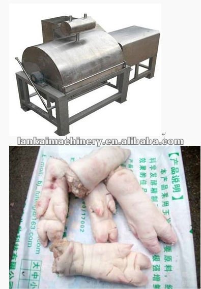 Electric and automatic pig feet depliator,pig feet washing and peeling machine depliator