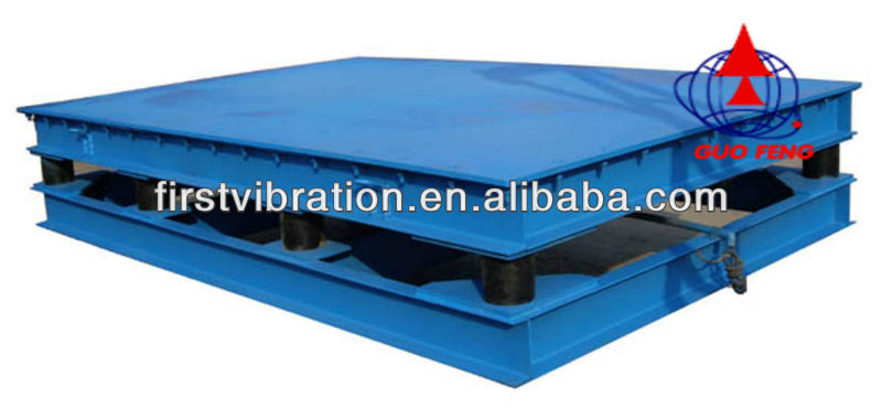 Electric concrete vibrating table