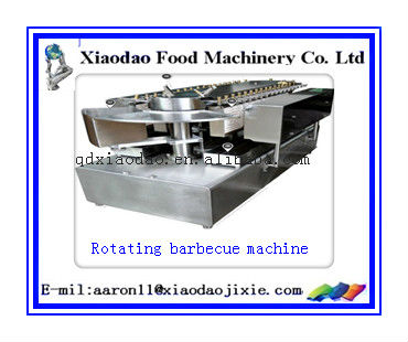 electric grill automatic rotating yakitori grill machne