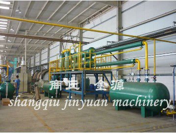 eletronic waste tire pyrolysis machine (no pollusion)