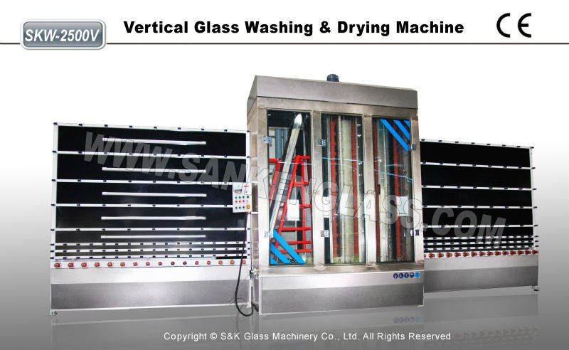 European Quality Vertical Glass Cleaning Machine