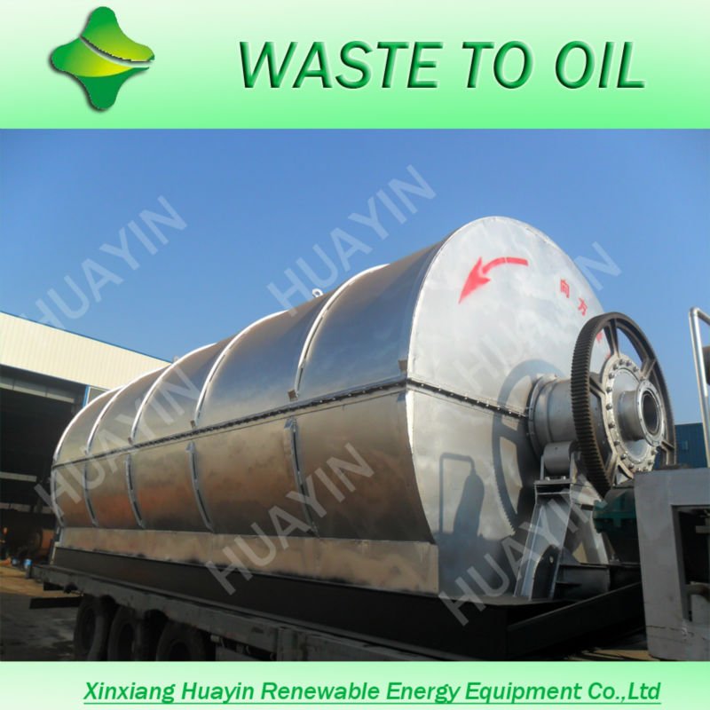 European standard waste plastic to oil equipment from Huayin Company