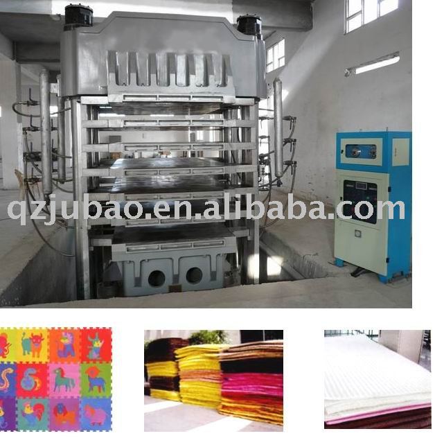 EVA Plastic/rubber sheet foaming machine