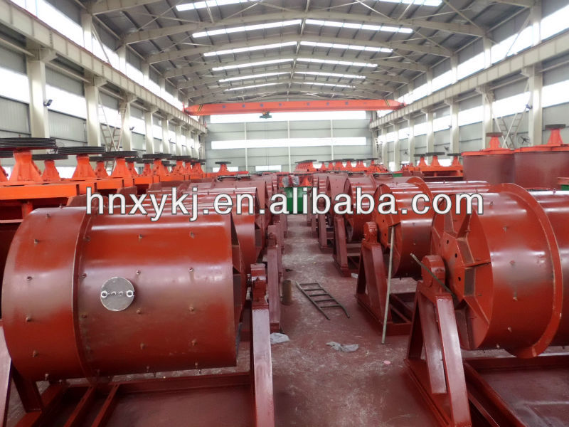 Even discharge size ceramic ball mill