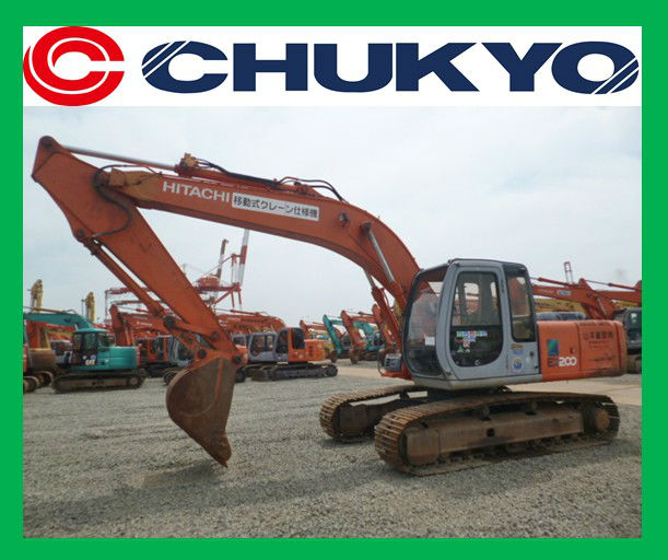 EX 200 - 5 Used Hitachi Backhoe Japan Model / ZX200-E <For Sale>