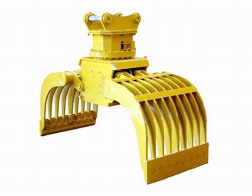 excavator hydraulic swing demolition and sorting grab of Excavator attachments