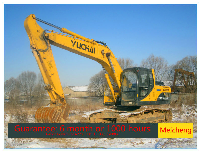 Excavator rental YC210LC-8 crawler excavator (839 hours)