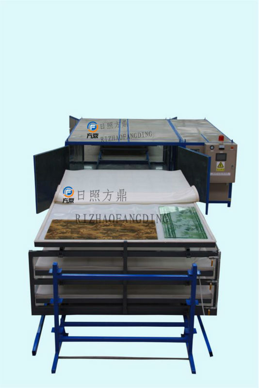 Excellent performance glass laminated machine with TPU/new PVB/EVA film