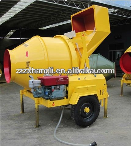 Exported to Philippines!!! JZC500(500L) diesel engine concrete mixer
