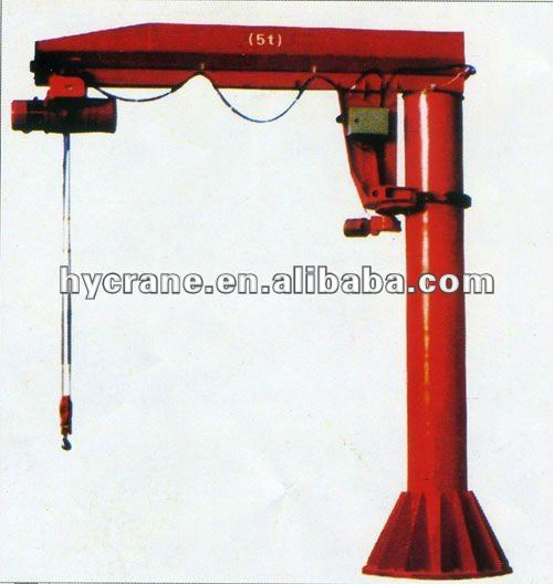 exporter HY 2ton pillar mounted jib crane,mini rotating crane jib