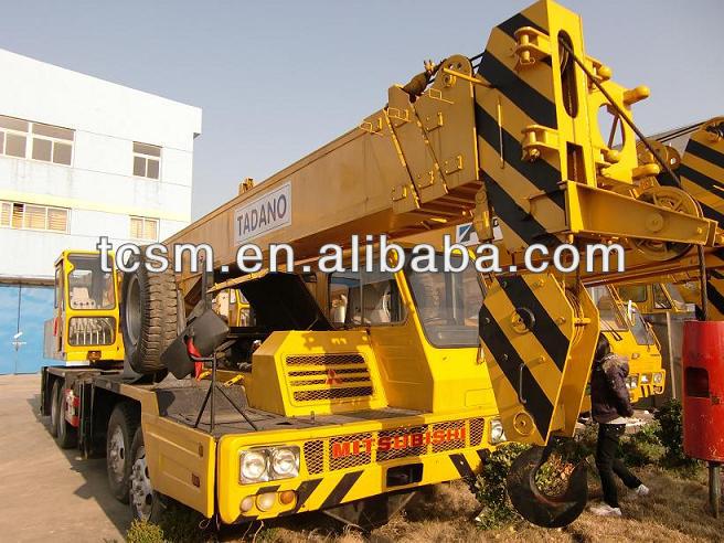 exporting Japanese used mobile truck cranes Tadano TG350E