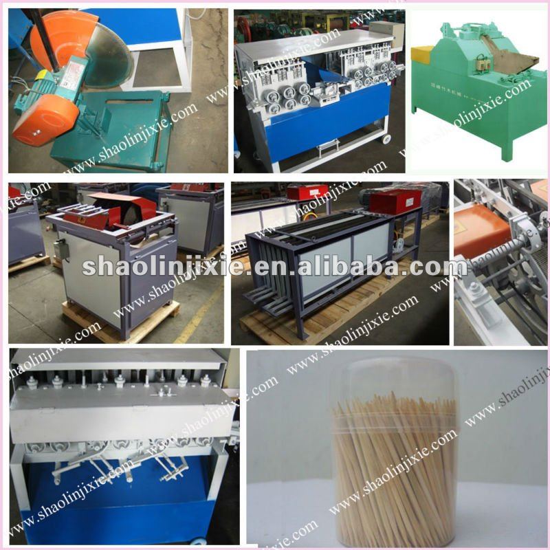 Factory price bamboo wooden wooden toothpick making machine toothpick size adjustable capacity at least 120000 piece hourly