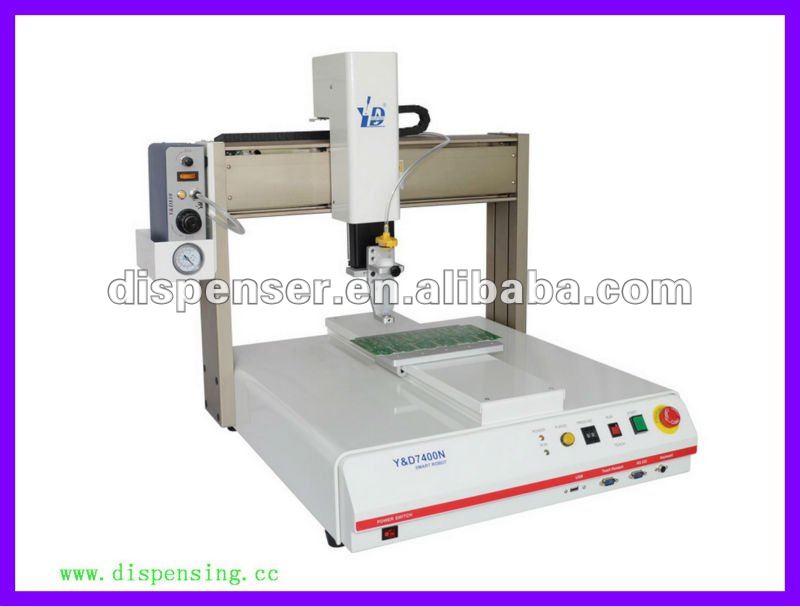 Factory price bench top automtic robotic dispensing machinery for battery box seal
