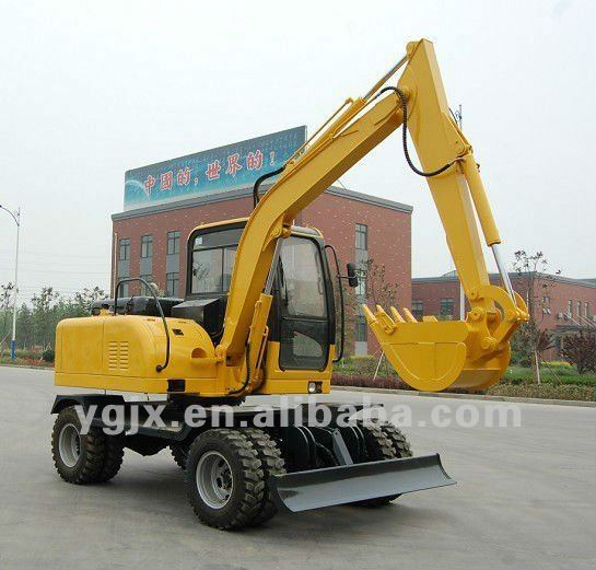 Famous brand and new full hydraulic 6ton wheel excavator 4WD( WYL65x4--8)