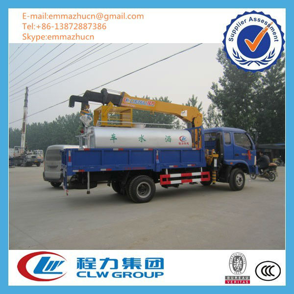 Famous brand forland crane water truck water tanker