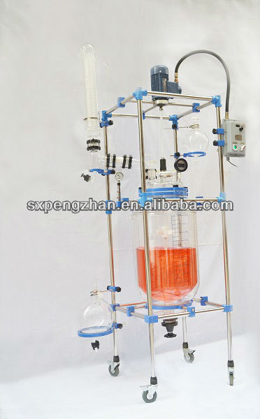 Fast delivery 100L Jacketed glass reactor