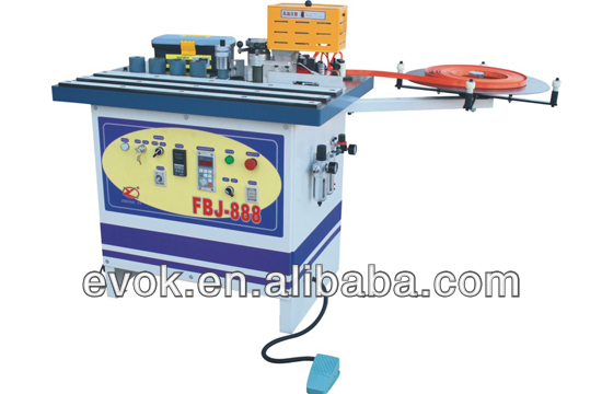 FBJ-888 double-face gluing curved&straight edge banding machine