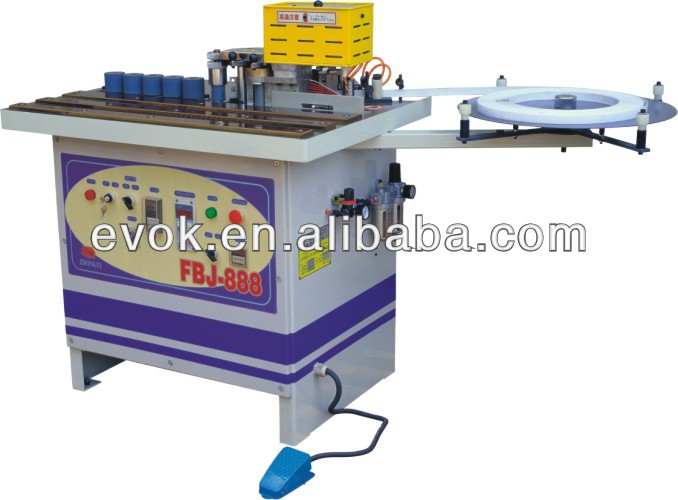 FBJ-888 double-face gluing curved&straight edge banding machine