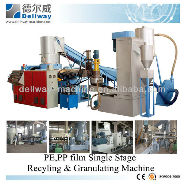 Film granulating machine