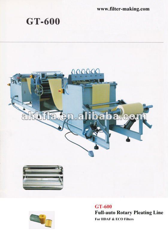 filter paper pleating machines