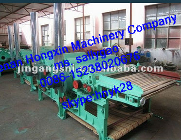 five rollers textile tearing machine/second hand rag tearing machine
