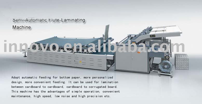 FL1100B Semi automatic Flute laminator