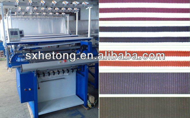 Flat and jacquard collar turning machine