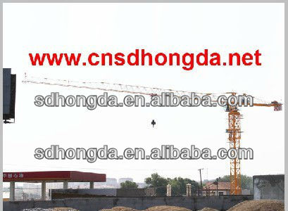 flat-top, multi-speed, stepless-speed Tower Crane QTZ80-160(6T 8T 10T)